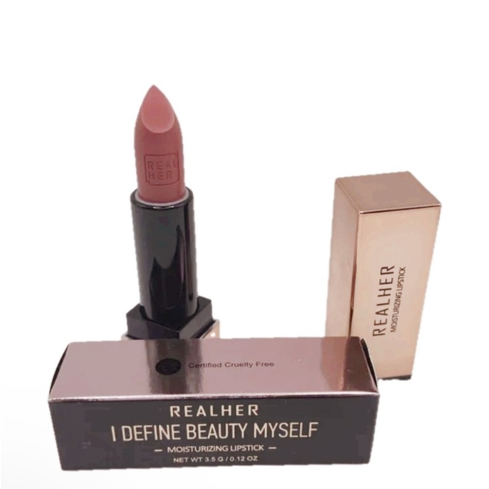 RealHer I Define Beauty Myself Dusty Rose Lipstick NIB Hard to Find Color - Picture 2 of 3